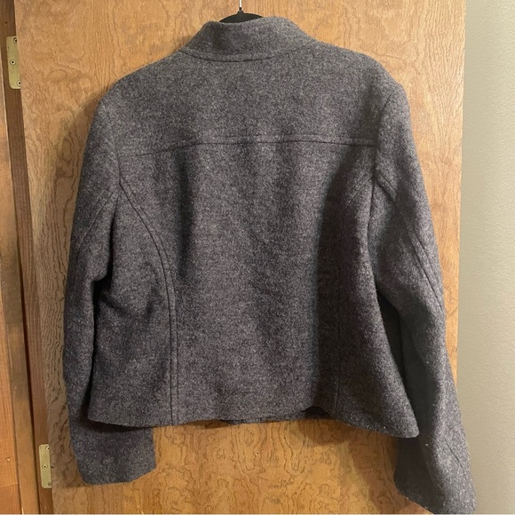 Boden Wool Blazer High Collar Sz 16 - Picture 8 of 10